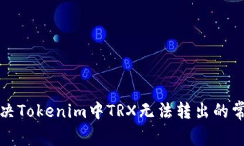 如何解决Tokenim中TRX无法转出的常见问题